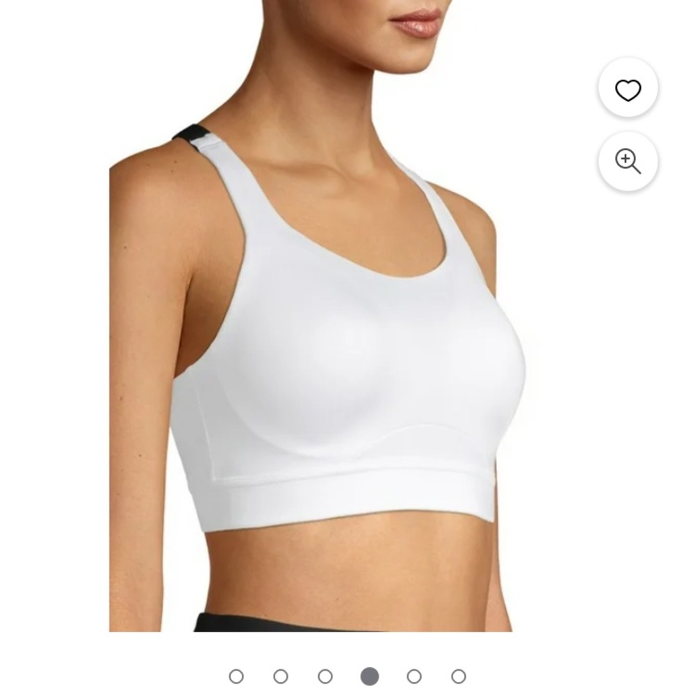 Avia White Sports Bra - Picture 3 of 7